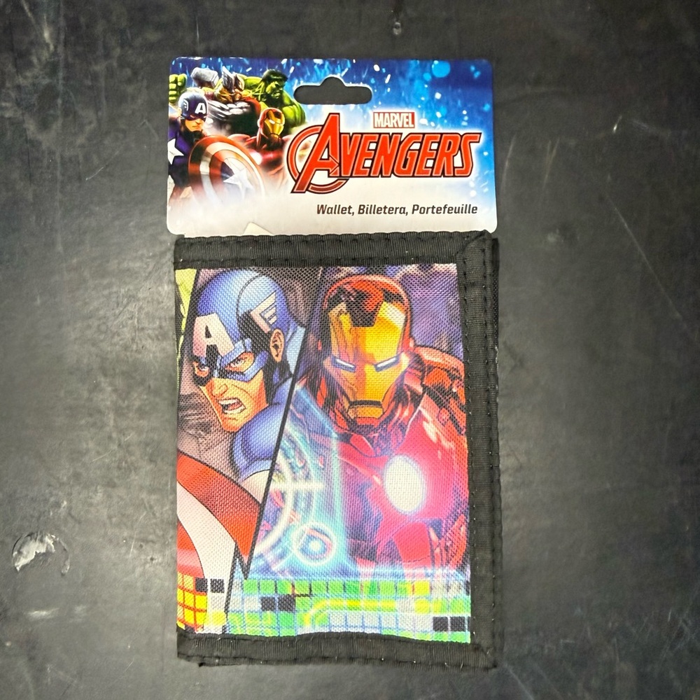 Marvel Avengers Heroes Wallet - Red, Blue, Gold